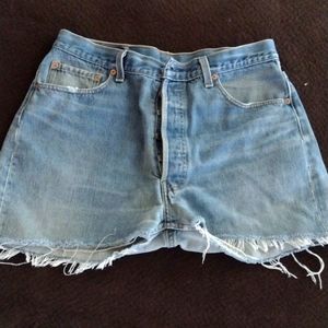 Levi's 501 Cut Shorts Size 36W